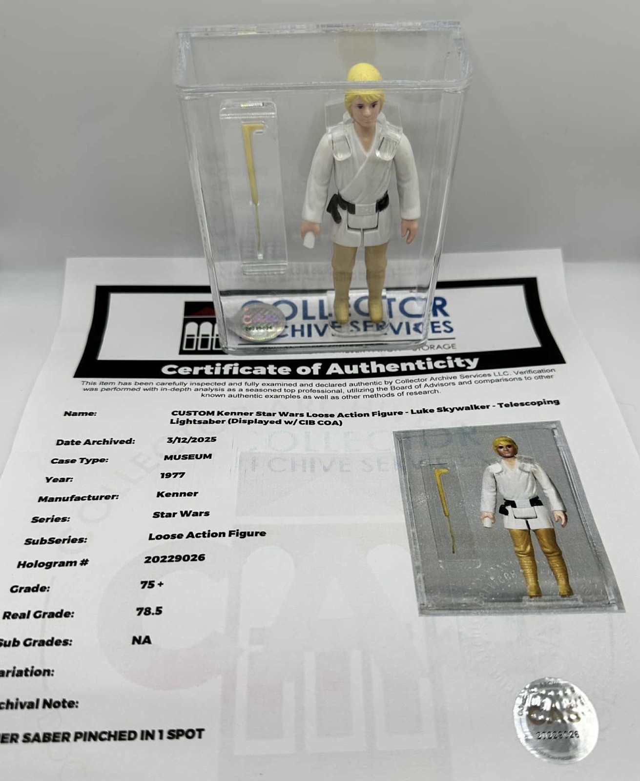 Luke Skywalker sold