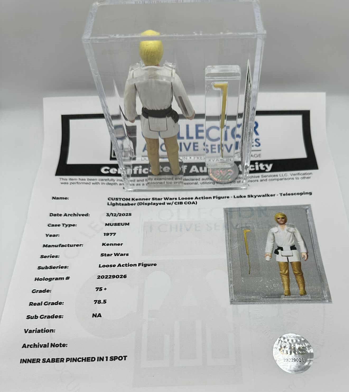 Luke Skywalker sold