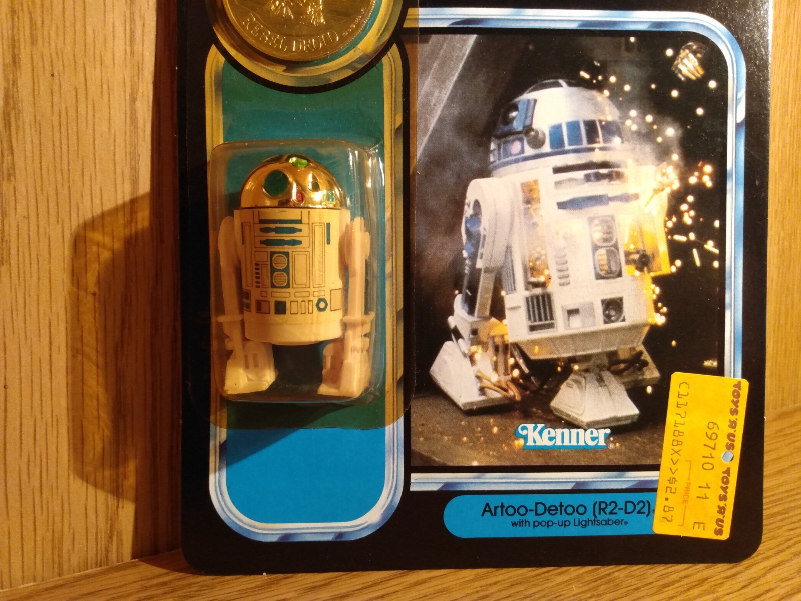 R2-D2 (Artoo-Detoo) with pop-up Lightsaber sold