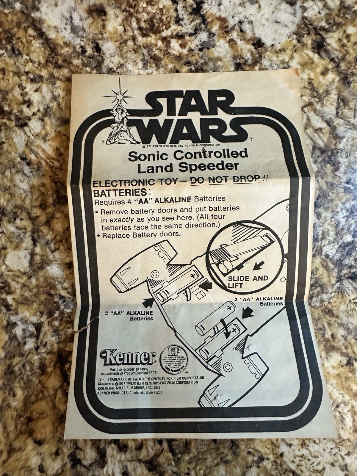 Sonic Controlled Landspeeder sold