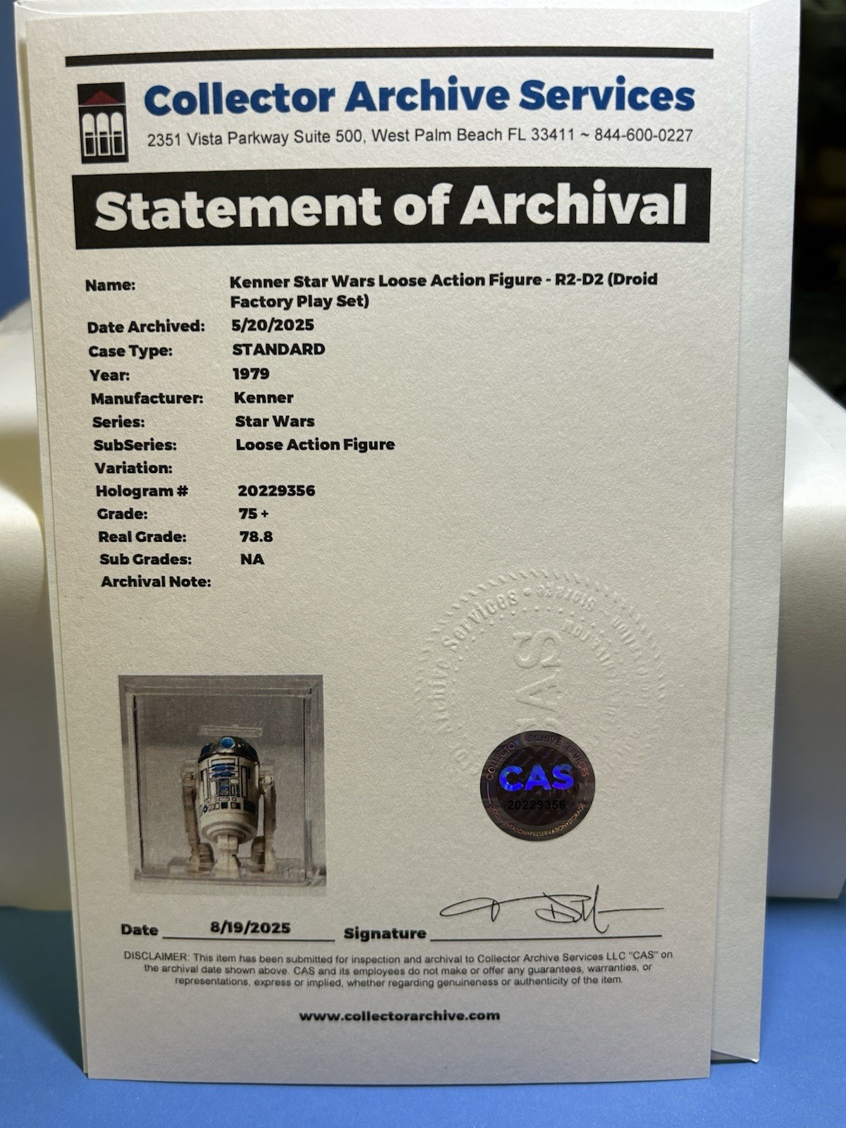 R2-D2 (Droid Factory) sold