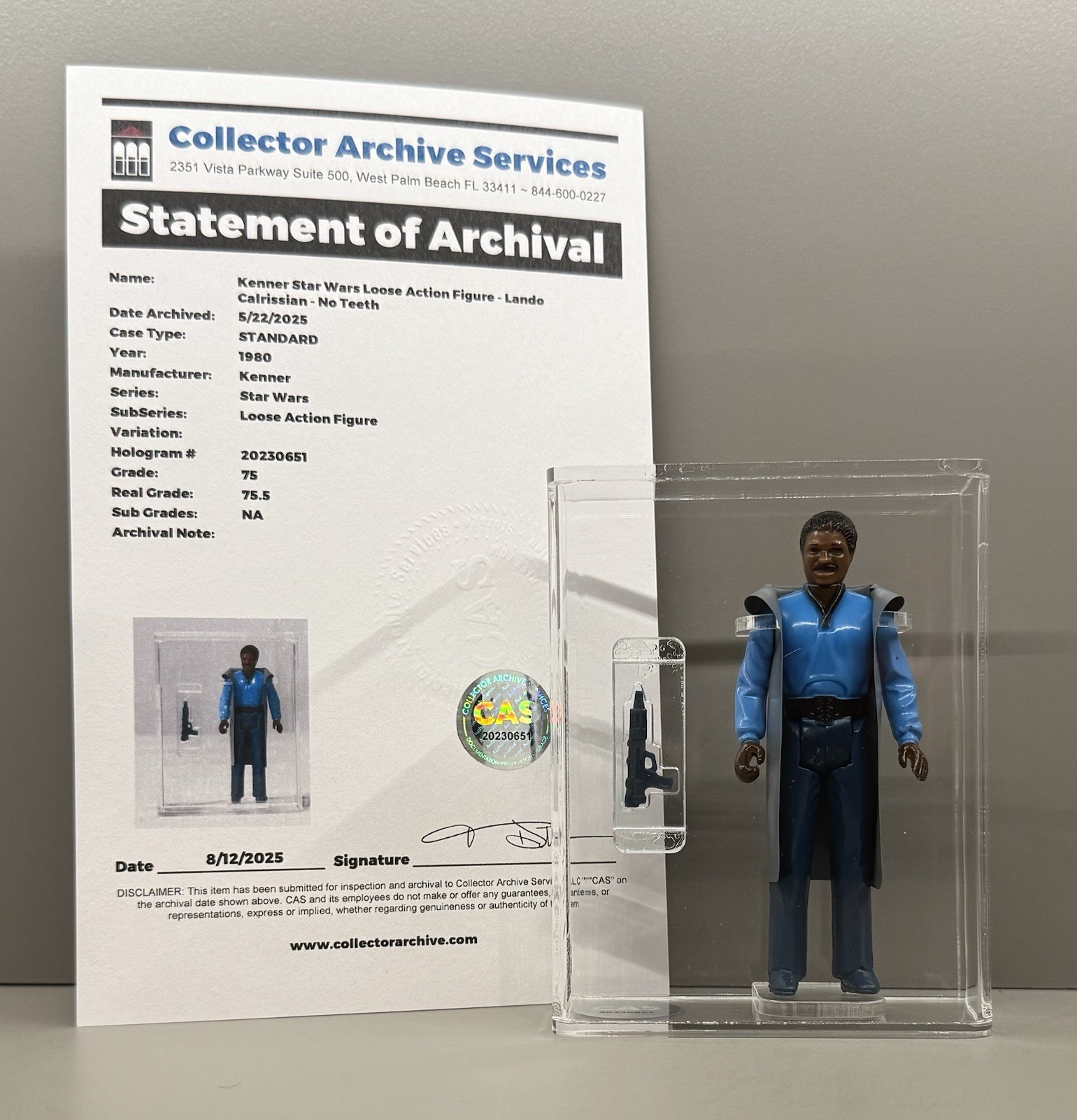 Lando Calrissian sold