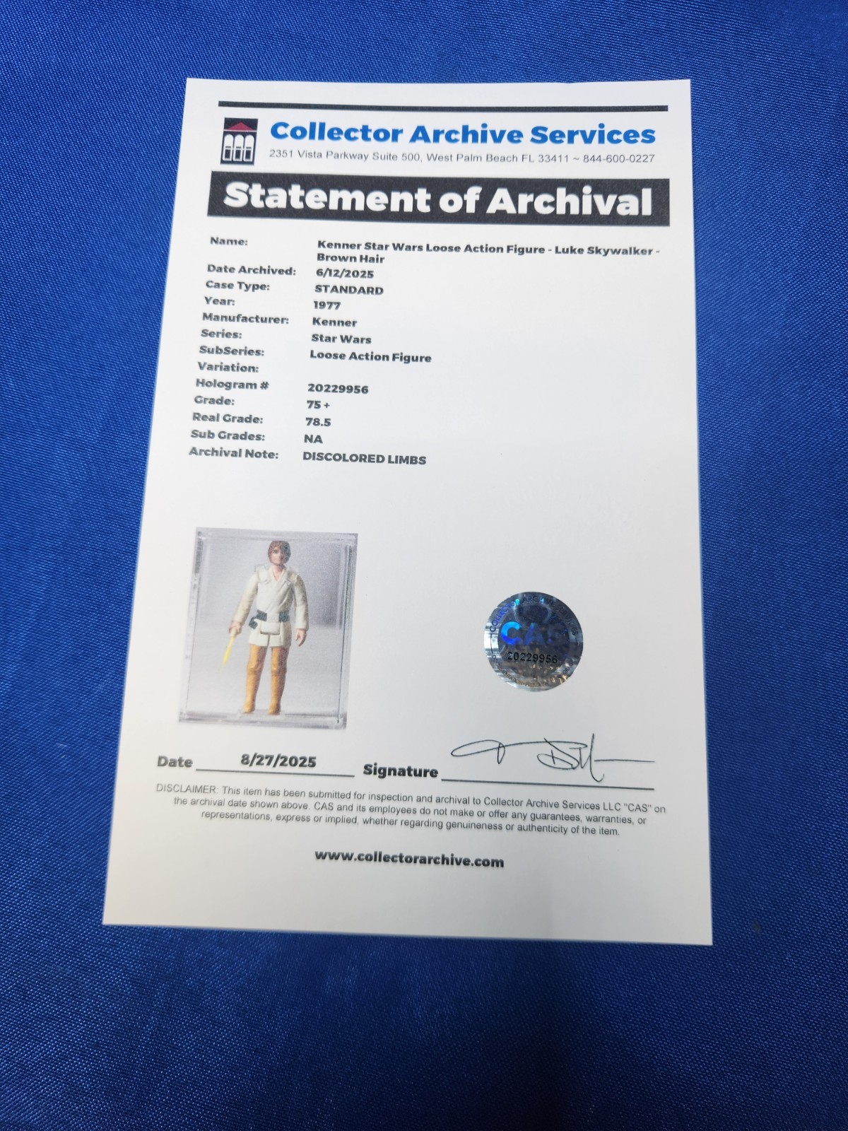 Luke Skywalker sold