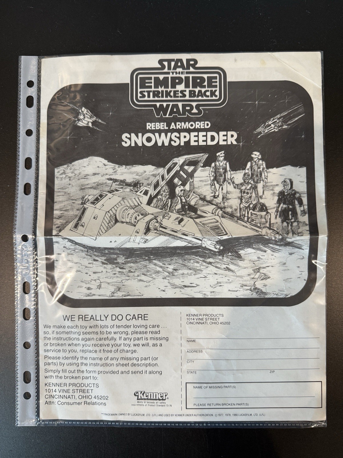 Rebel Armored Snowspeeder sold