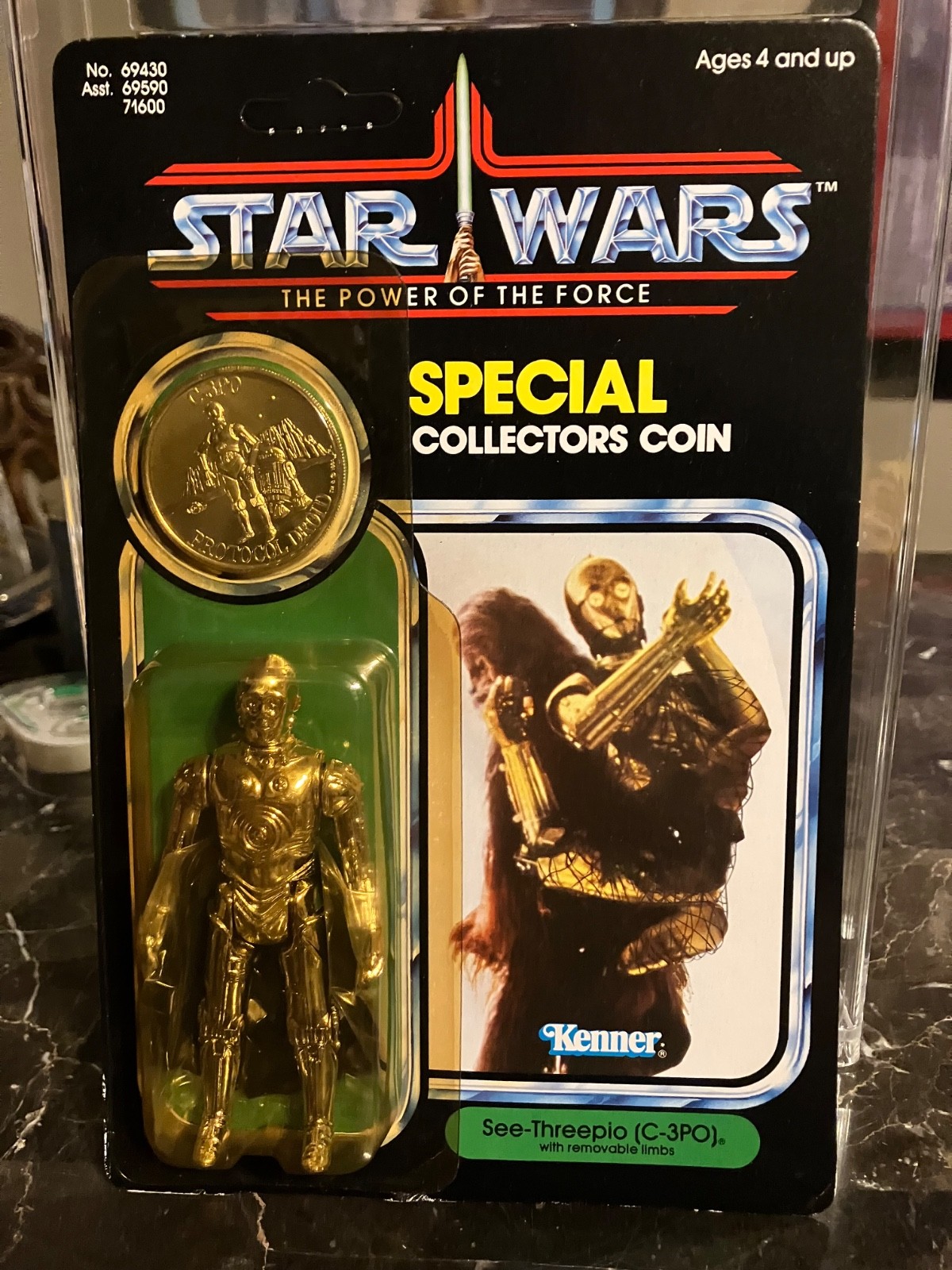 C-3PO (See-Threepio)  with removable limbs sold