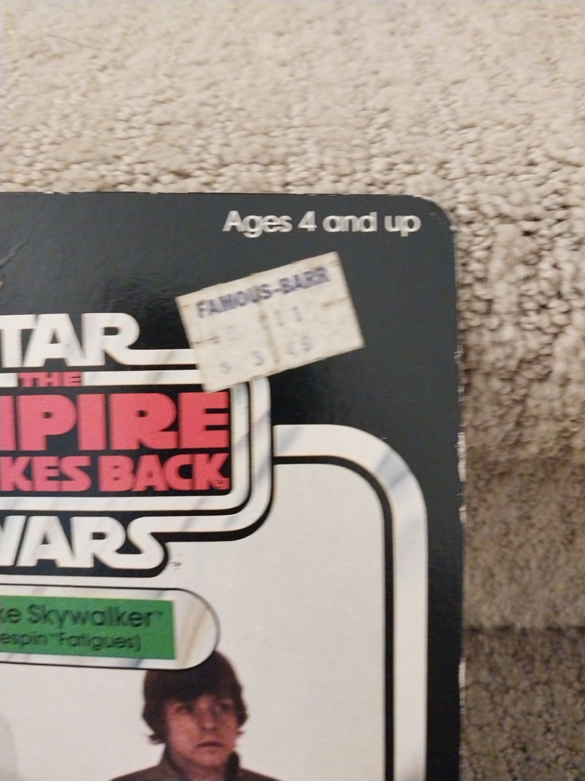 Luke Skywalker (Bespin Fatigues) sold