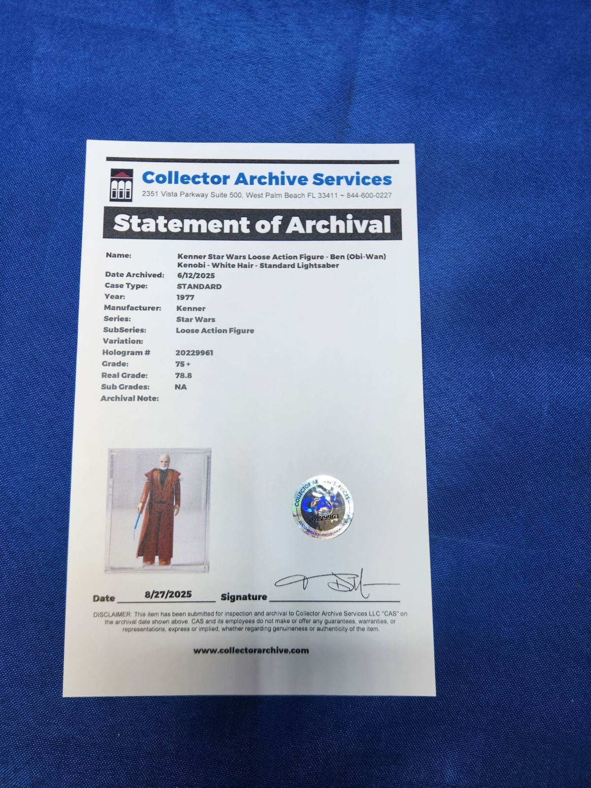 Ben (Obi-Wan) Kenobi sold