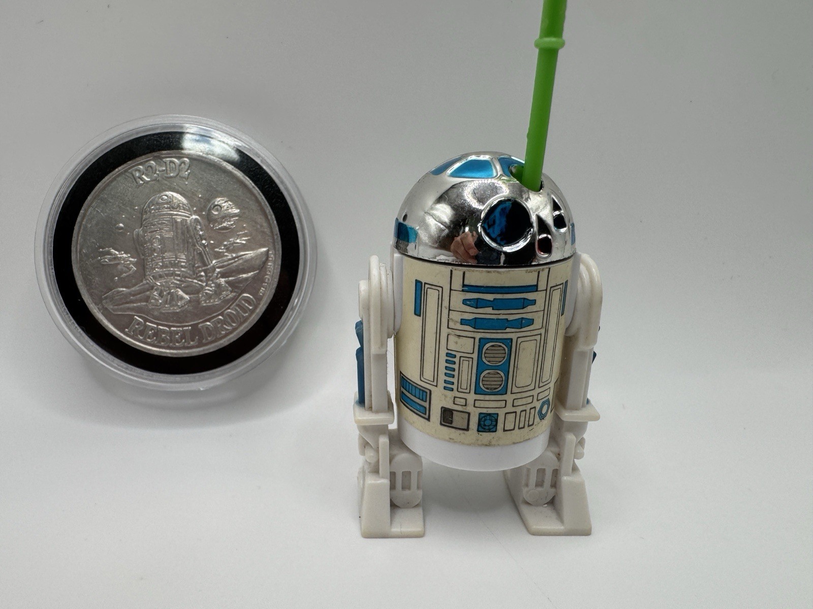 R2-D2 (Artoo-Detoo) with pop-up Lightsaber sold
