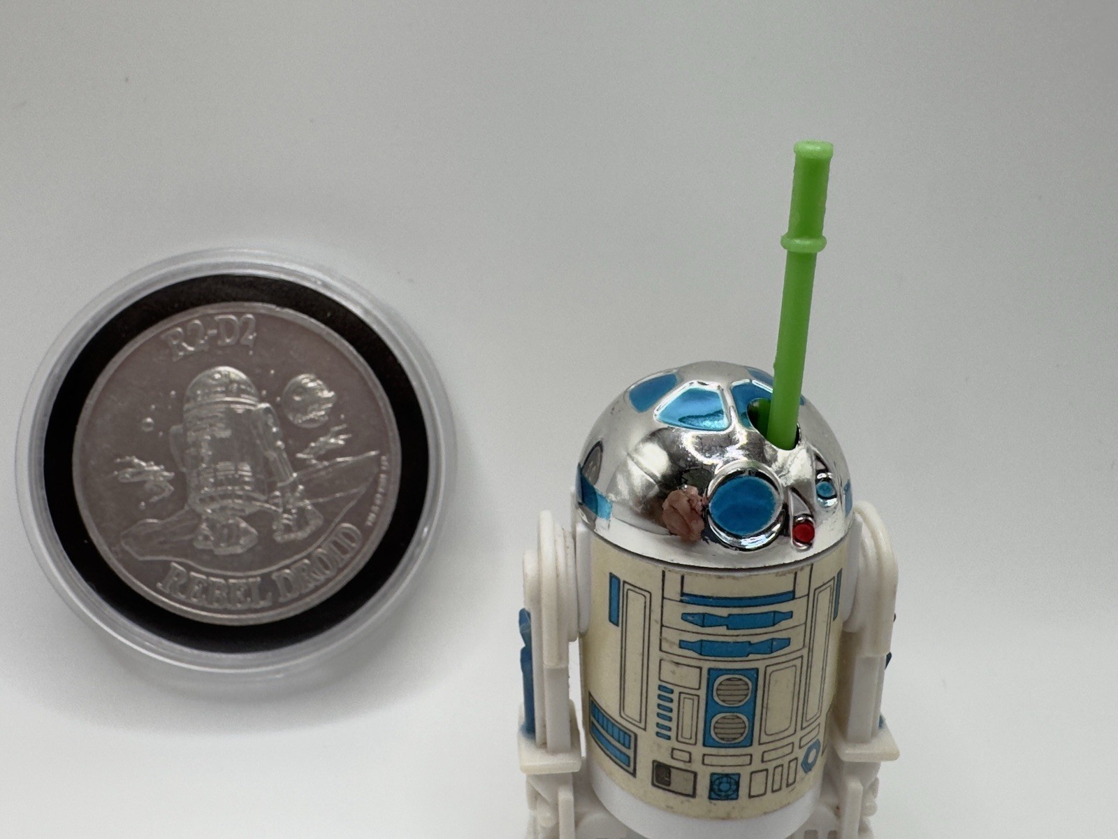 R2-D2 (Artoo-Detoo) with pop-up Lightsaber sold
