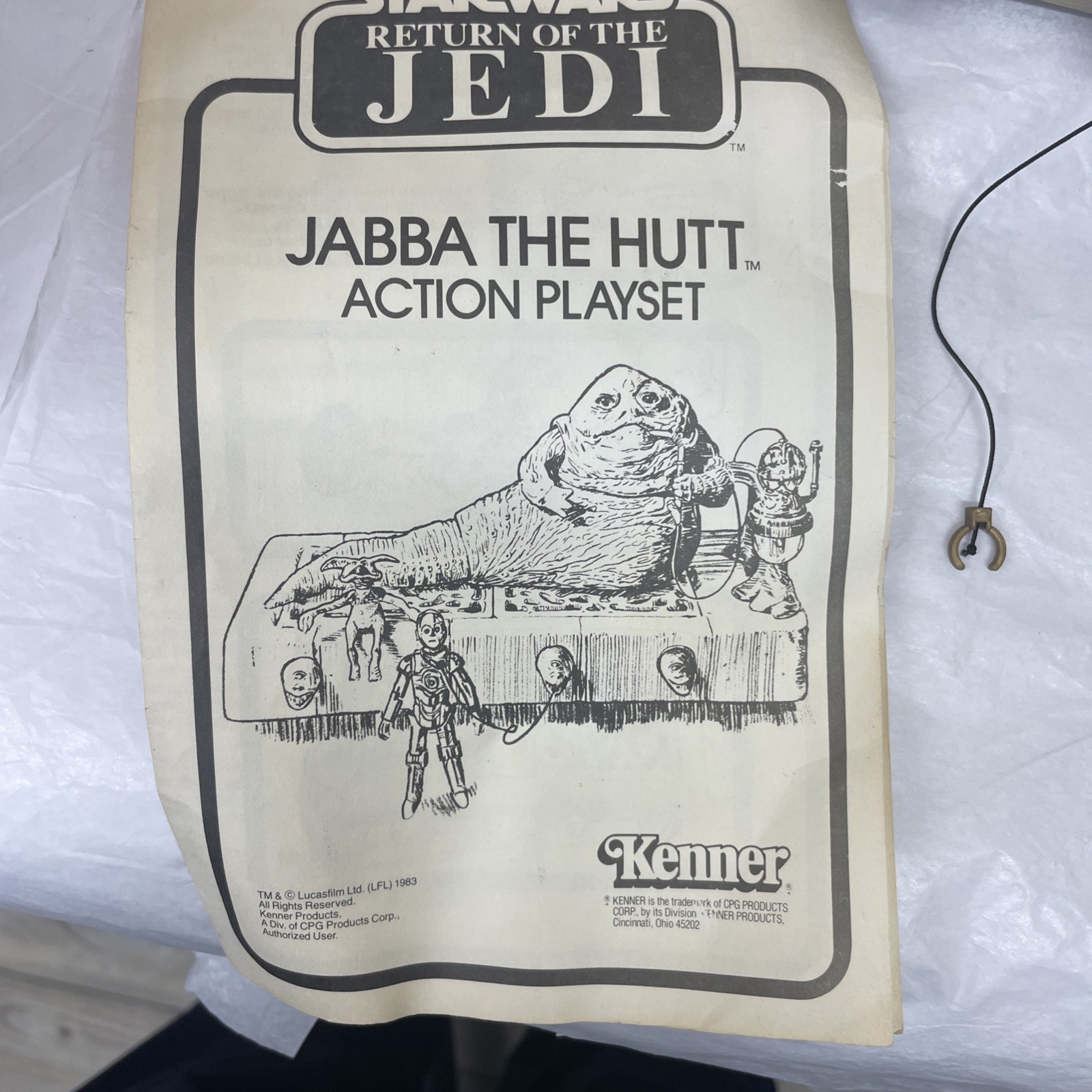 Jabba the Hutt Action Playset sold