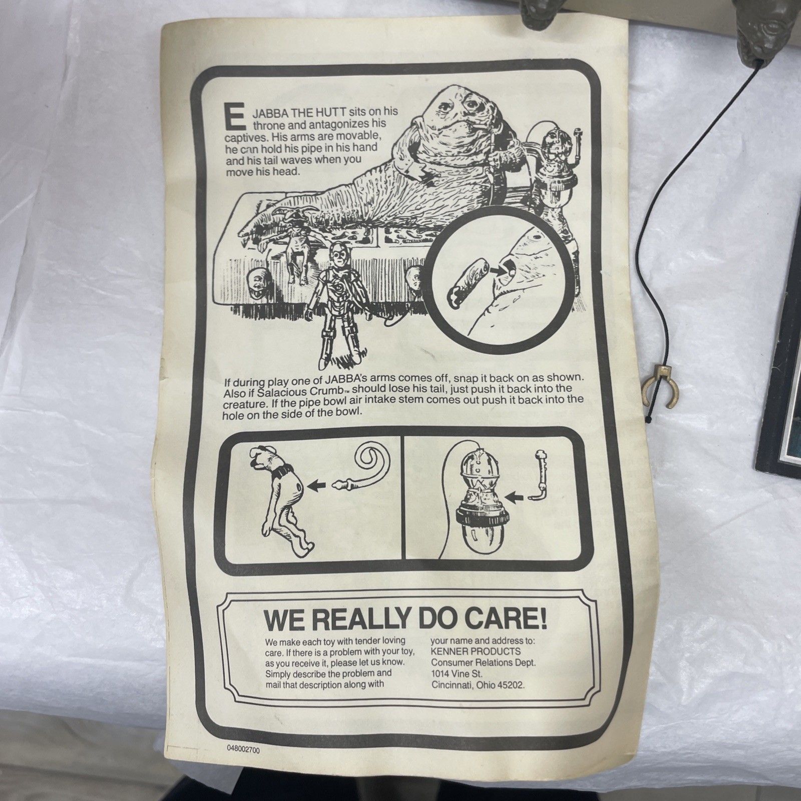 Jabba the Hutt Action Playset sold