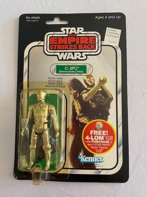 C-3PO (See-Threepio)  with removable limbs sold