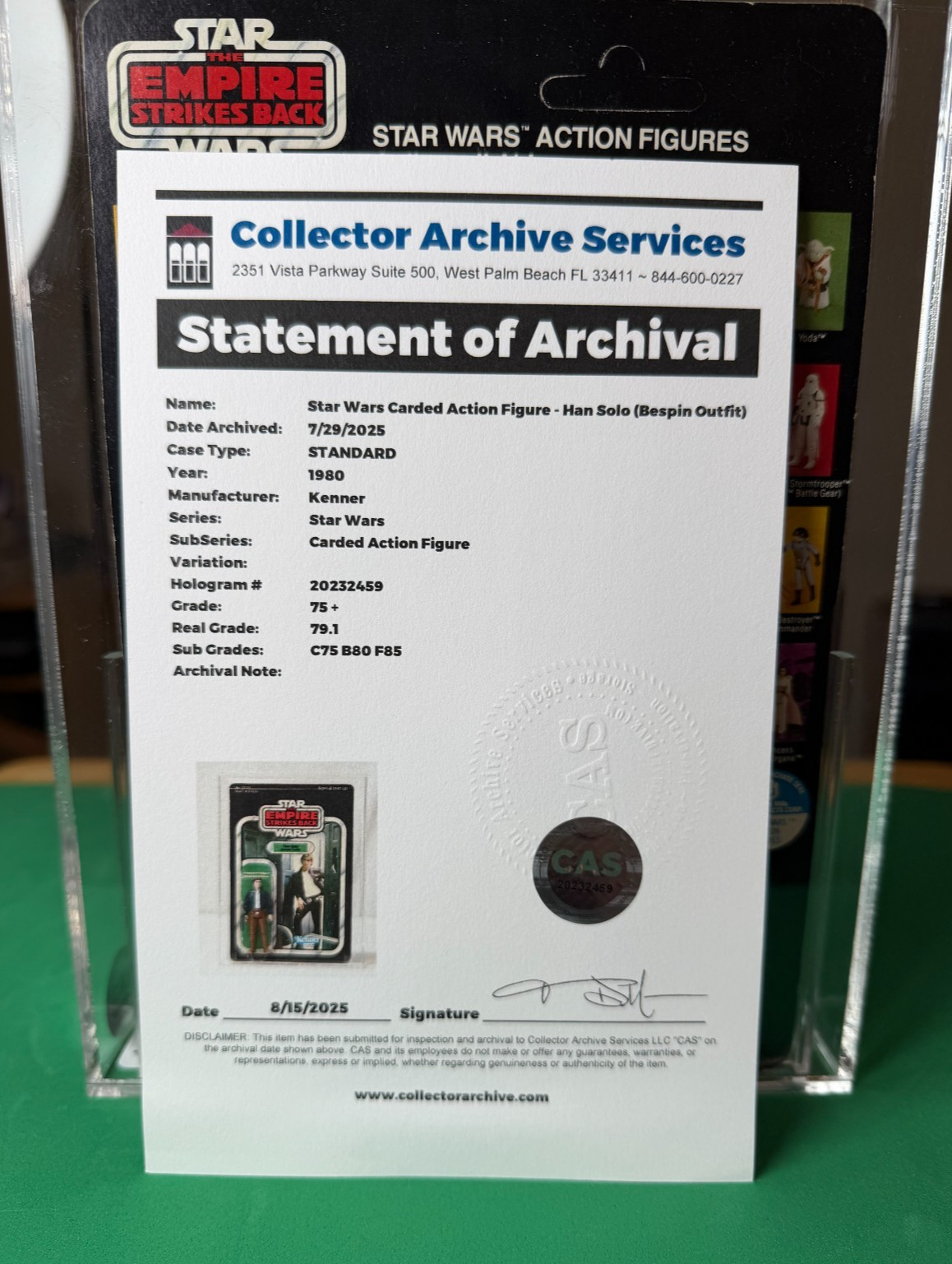 Han Solo (Bespin Outfit) sold