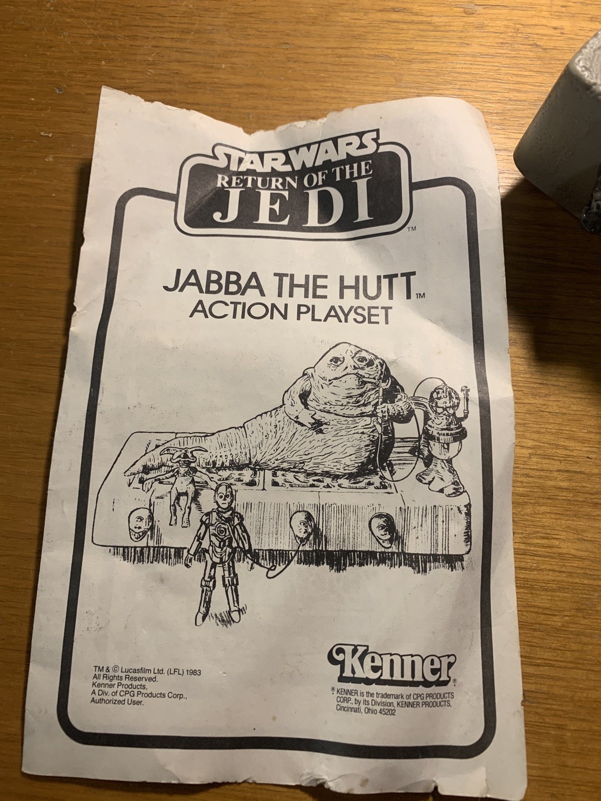 Jabba the Hutt Action Playset sold