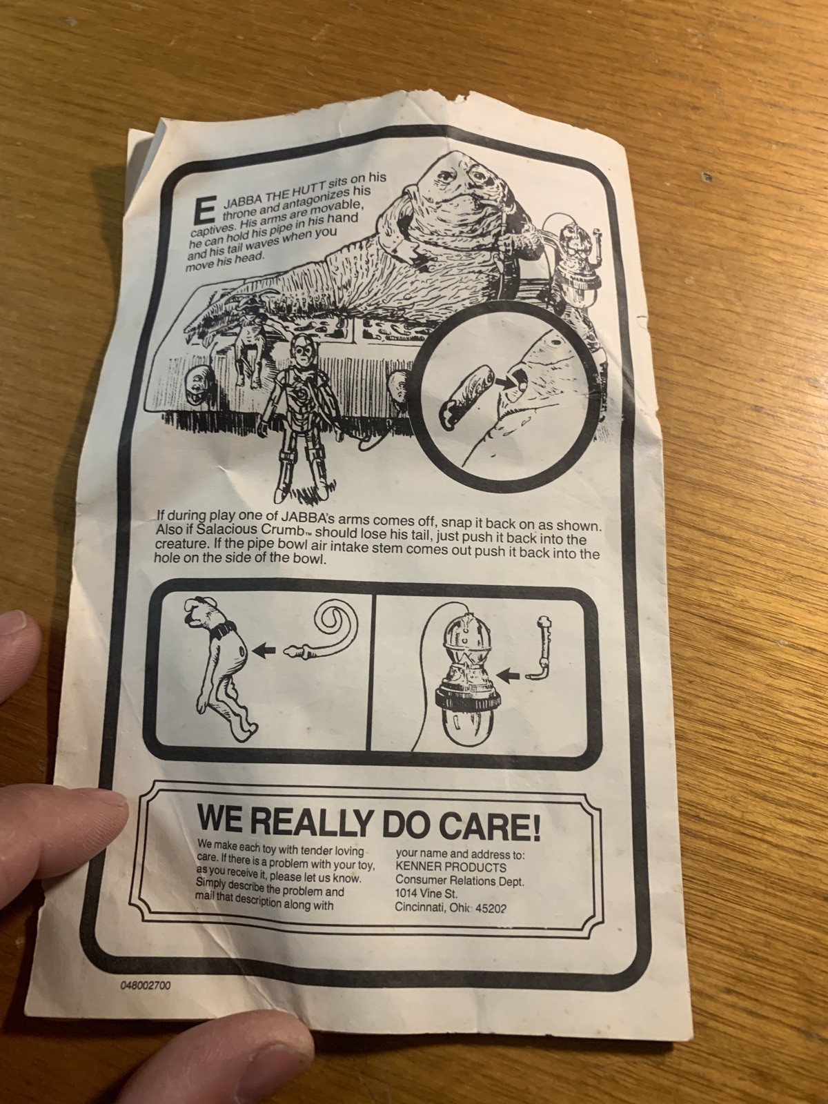 Jabba the Hutt Action Playset sold