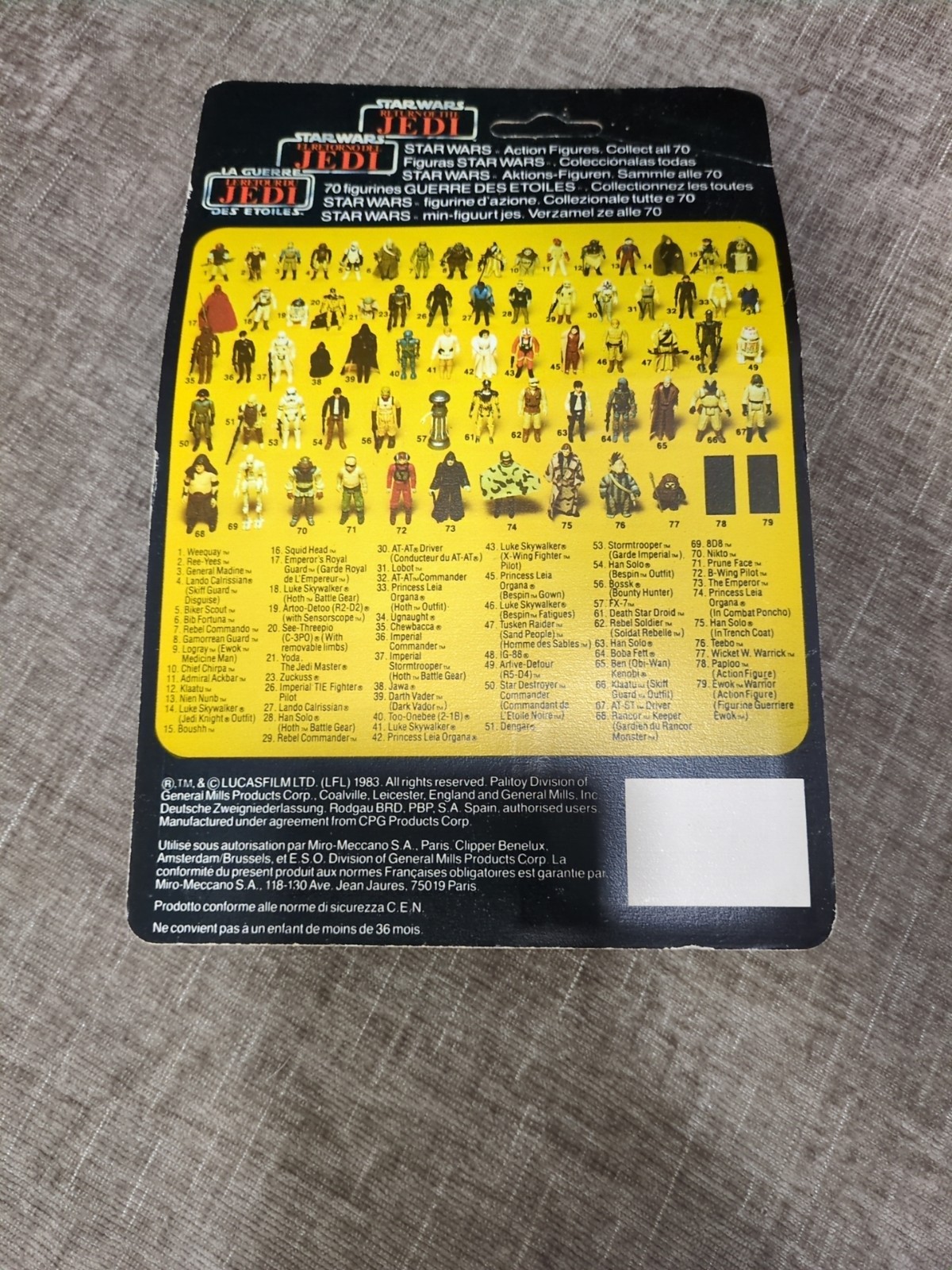 Klaatu (In Skiff Guard Outfit) sold