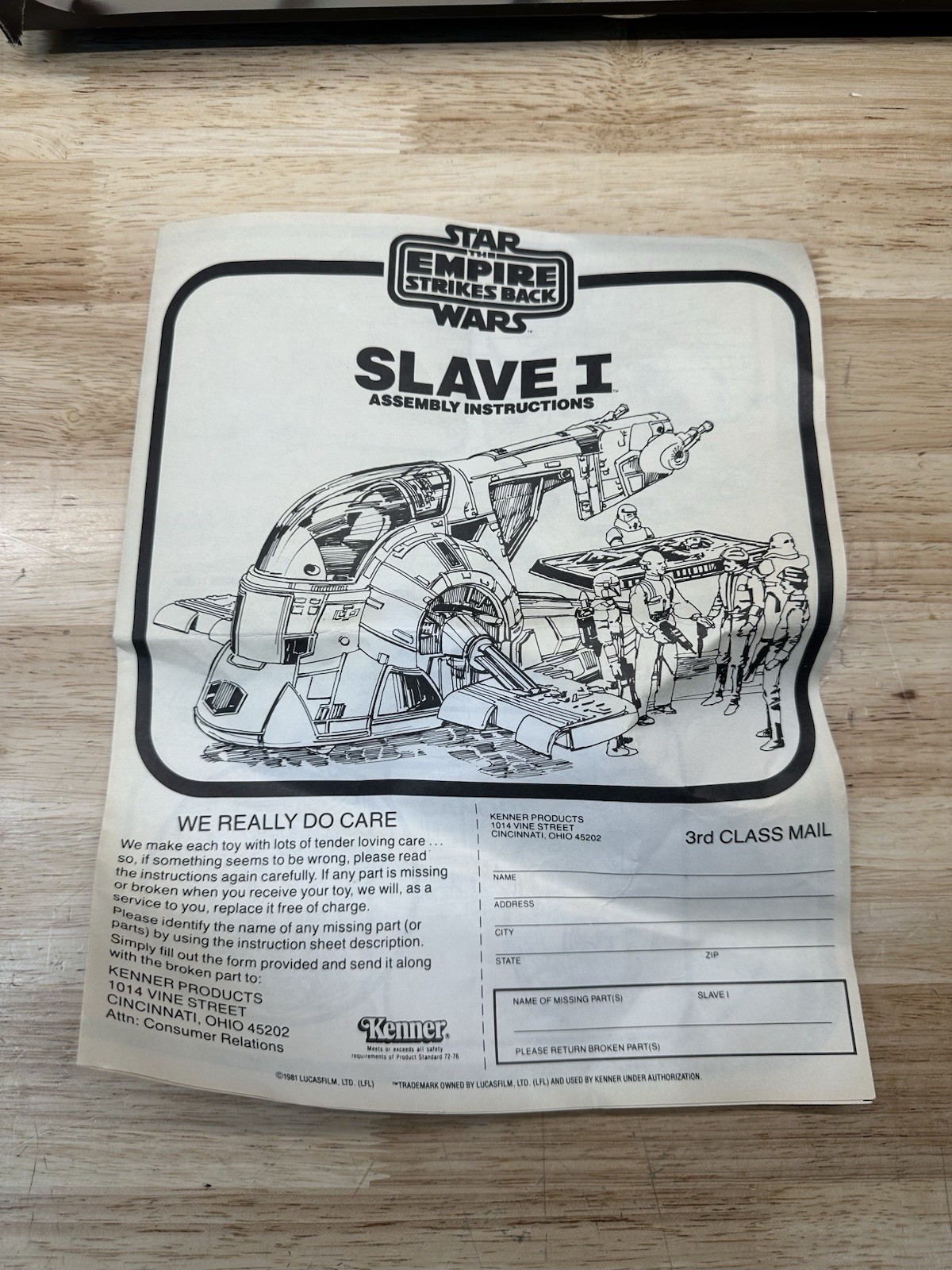 Slave 1 (Boba Fett's Spaceship) sold