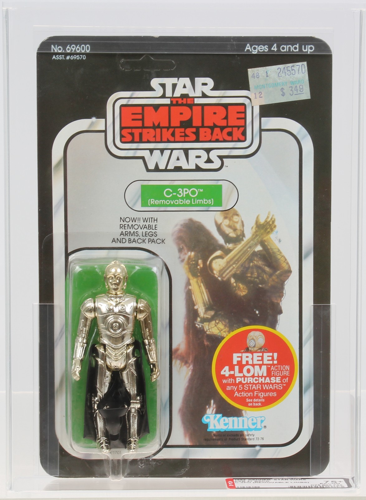 C-3PO (See-Threepio)  with removable limbs sold