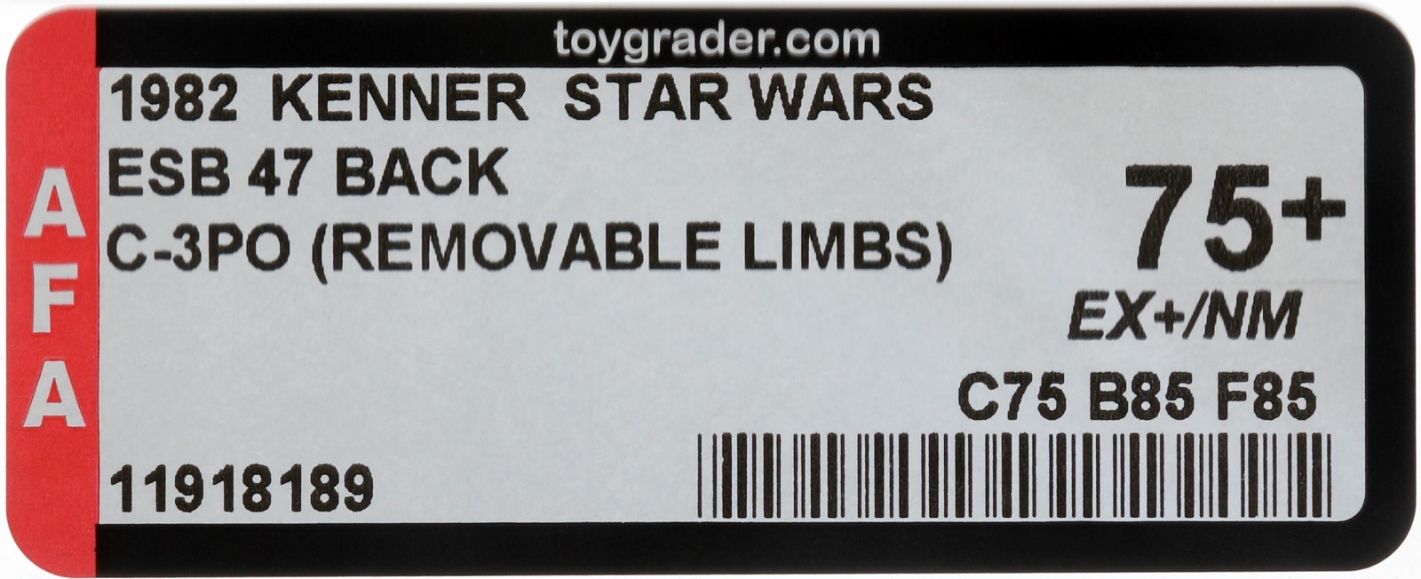 C-3PO (See-Threepio)  with removable limbs sold