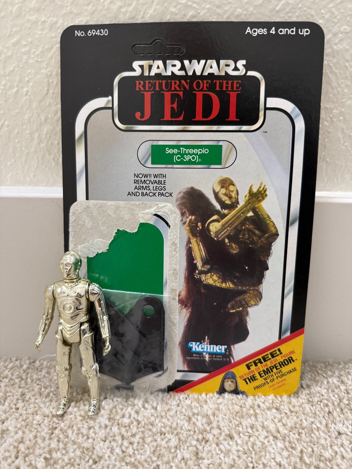 C-3PO (See-Threepio)  with removable limbs sold