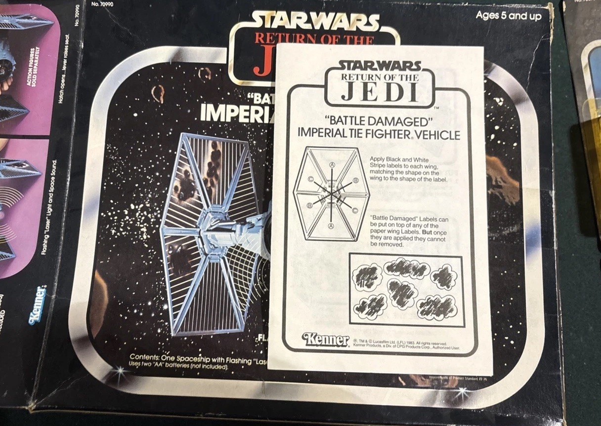 TIE Fighter (Battle Damaged) sold