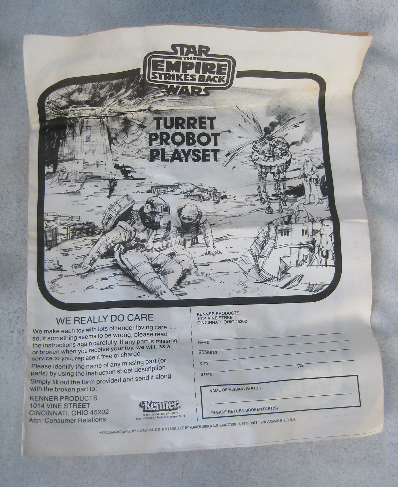 Turret Probot Playset sold