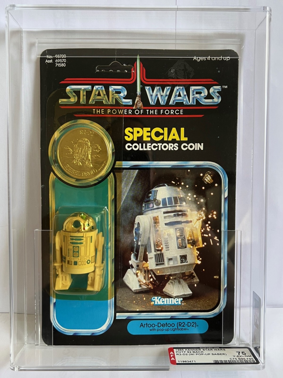 R2-D2 (Artoo-Detoo) with pop-up Lightsaber sold