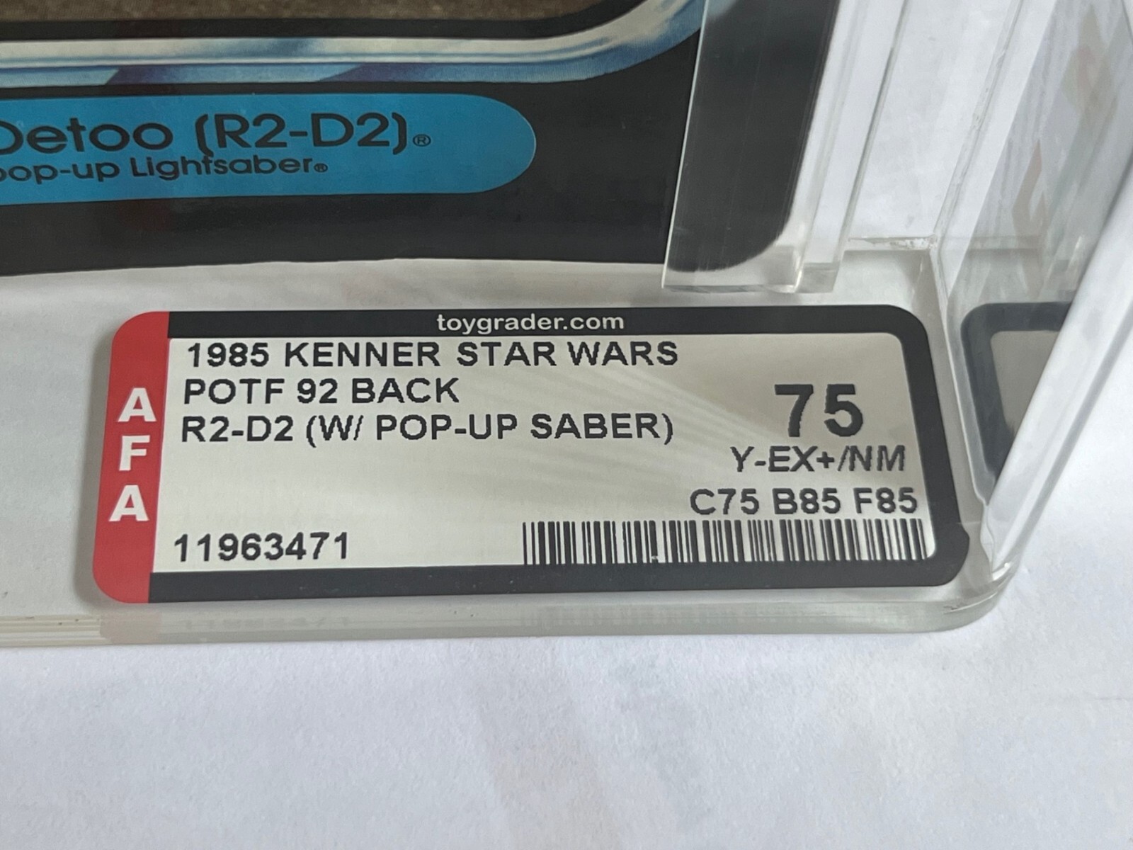 R2-D2 (Artoo-Detoo) with pop-up Lightsaber sold