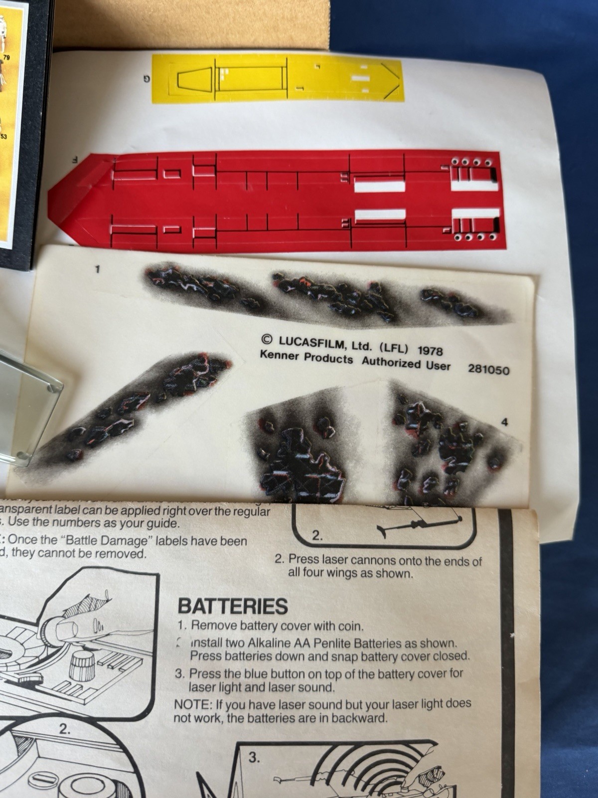 X-Wing Fighter (Battle Damaged) sold