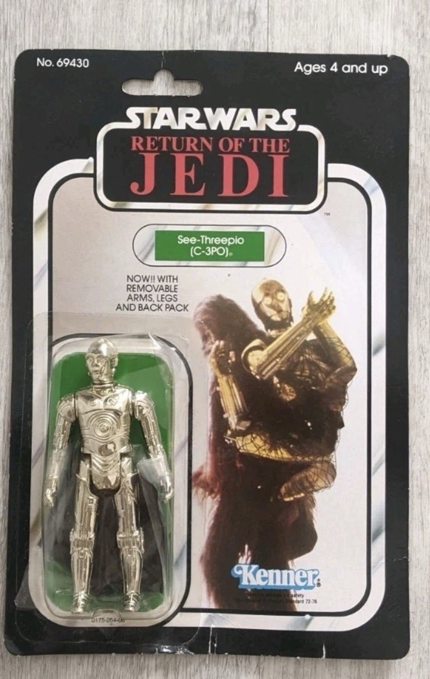 C-3PO (See-Threepio)  with removable limbs sold
