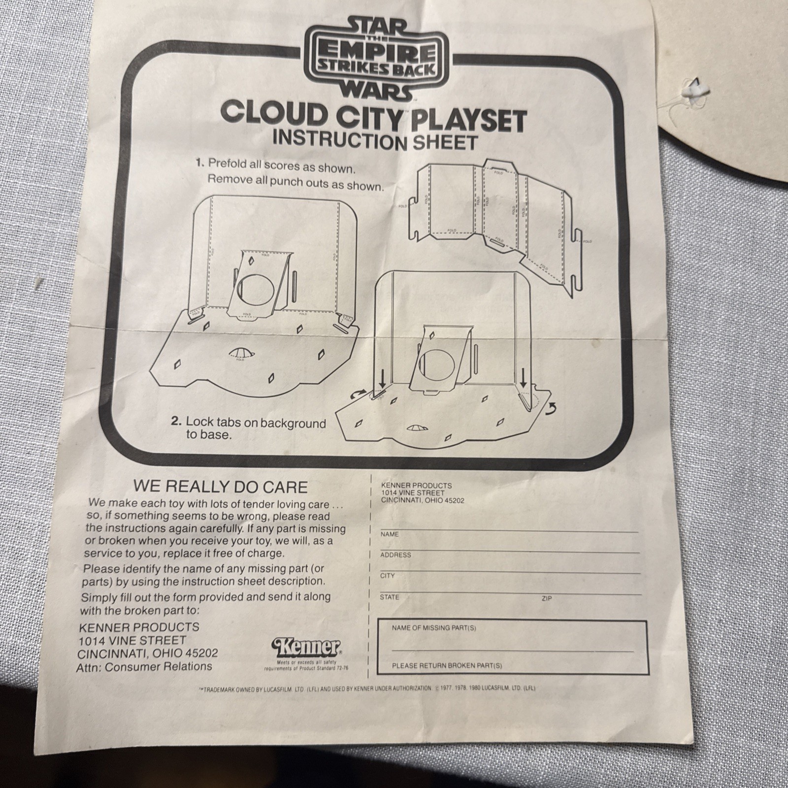 Cloud City Playset sold