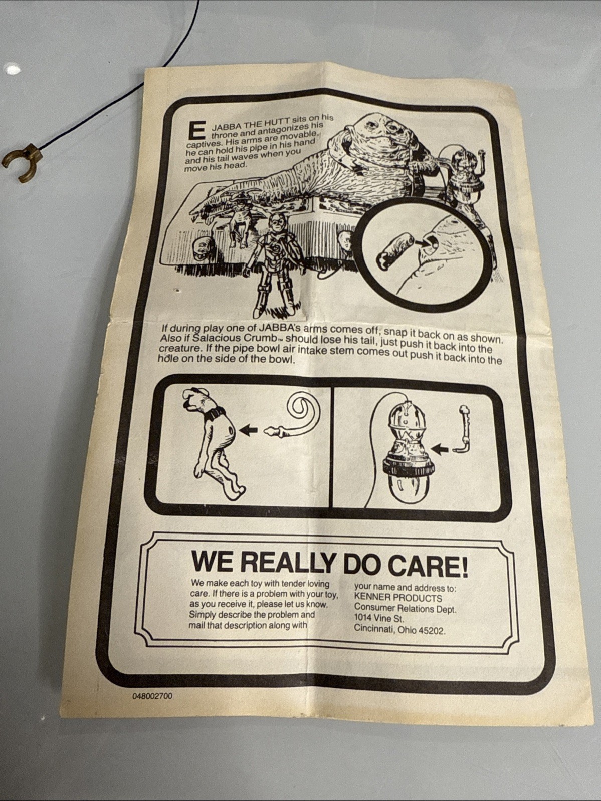 Jabba the Hutt Action Playset sold