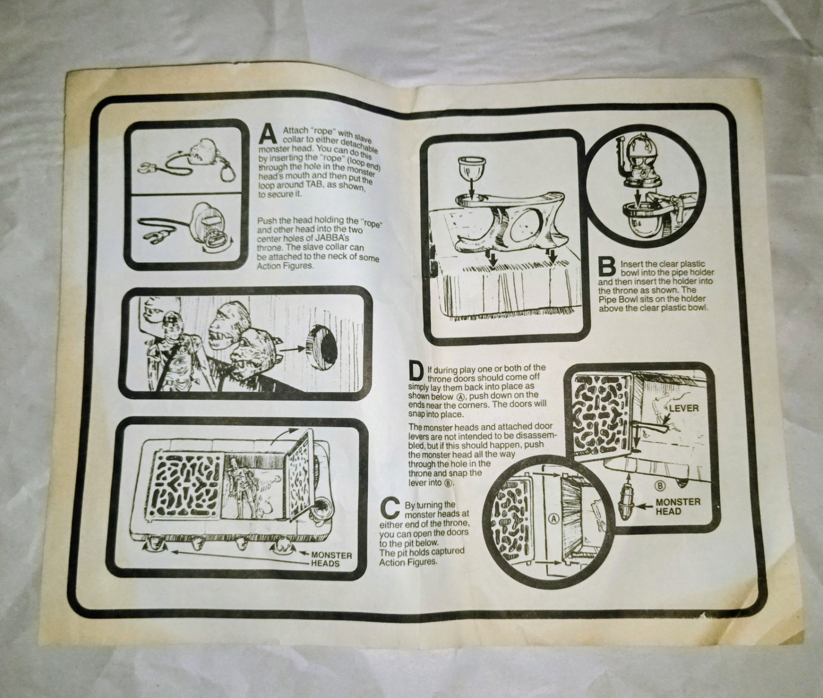 Jabba the Hutt Action Playset sold