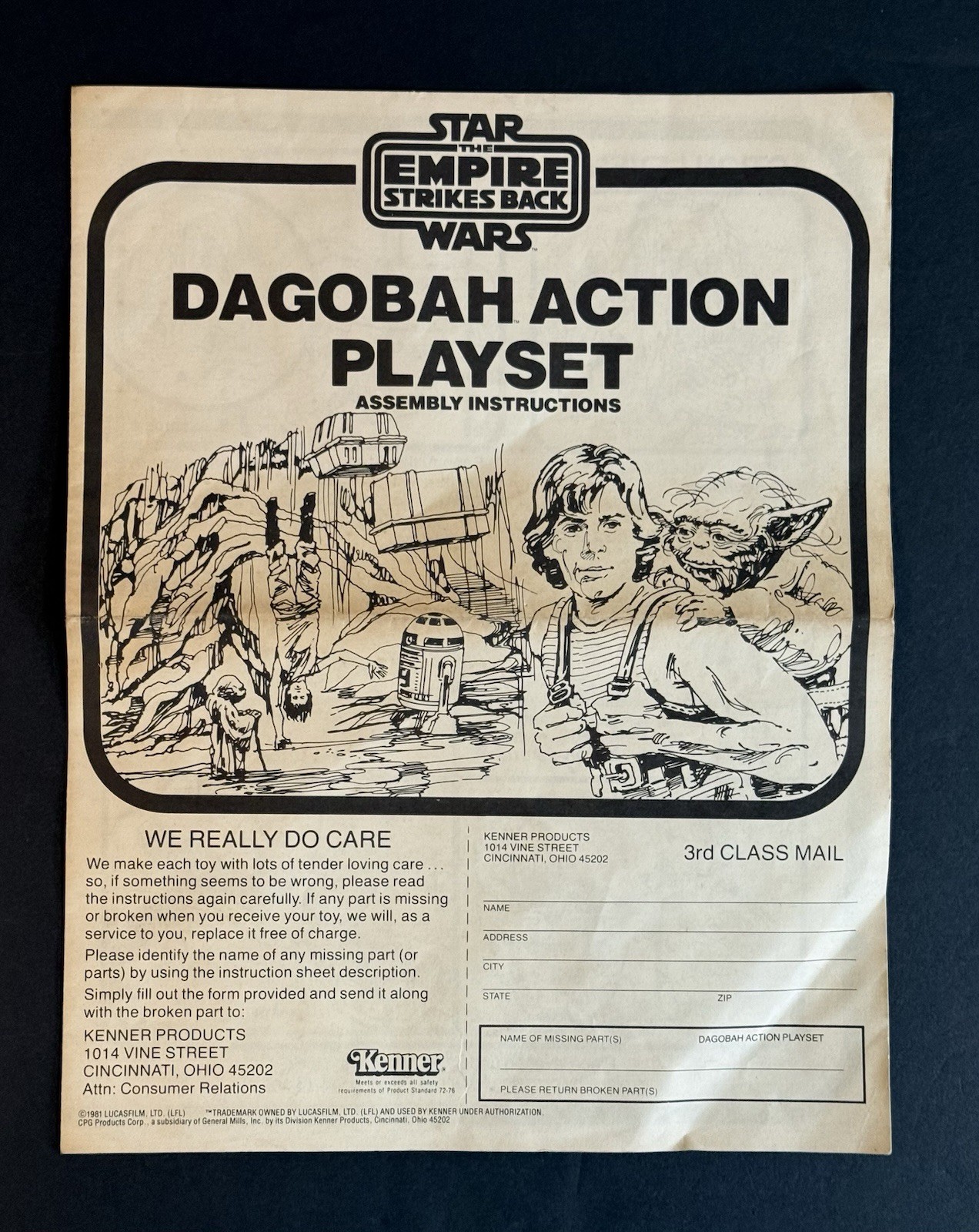 Dagobah Action Playset sold