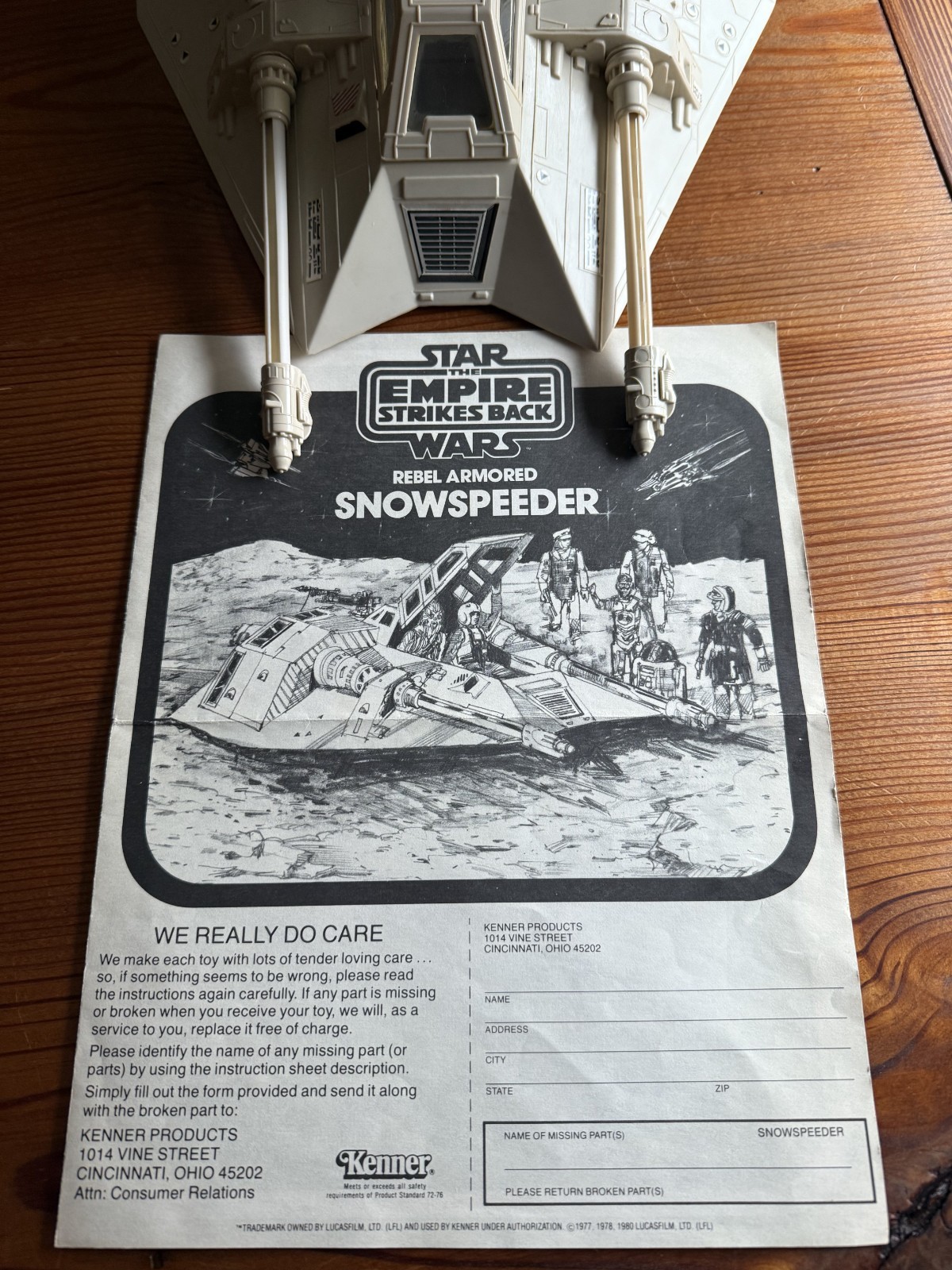 Rebel Armored Snowspeeder sold