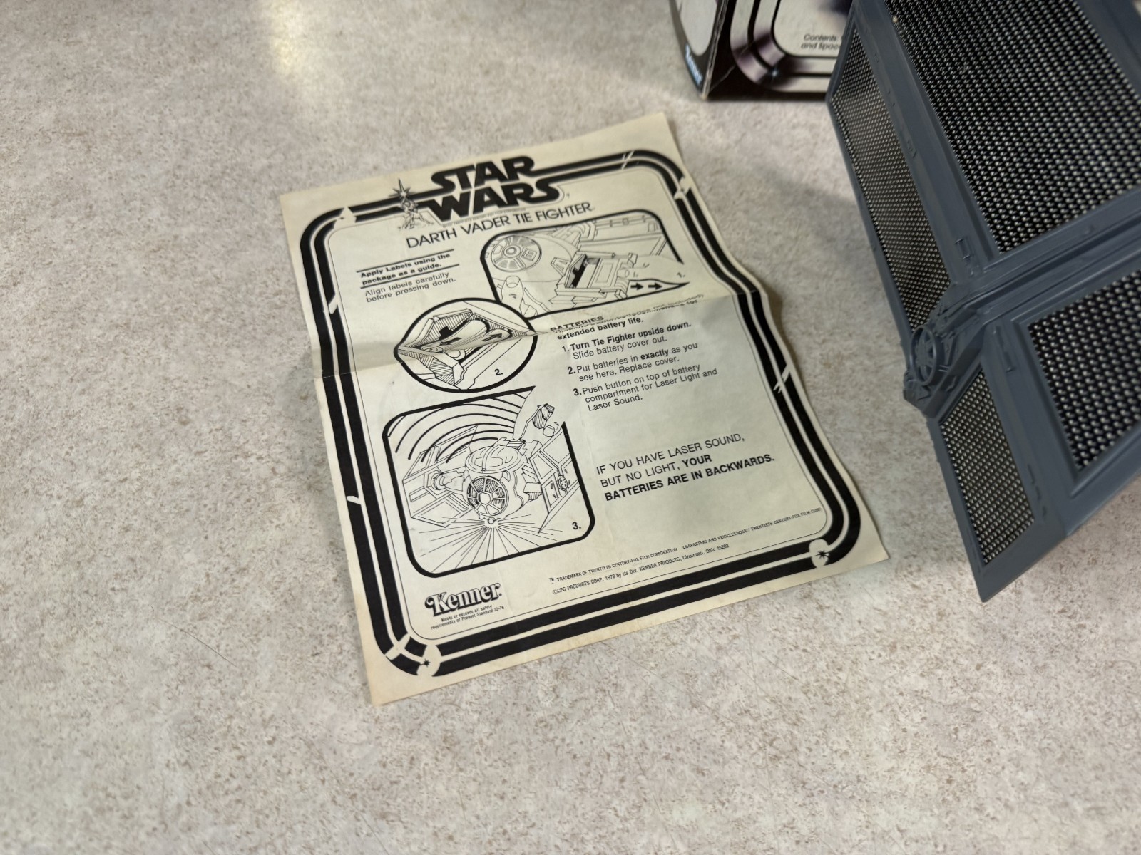 Darth Vader TIE Fighter sold