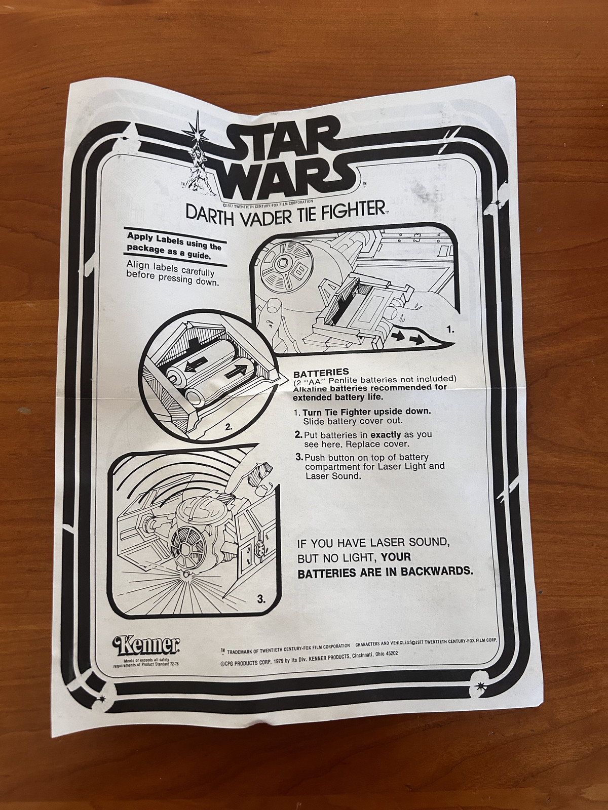 Darth Vader TIE Fighter sold