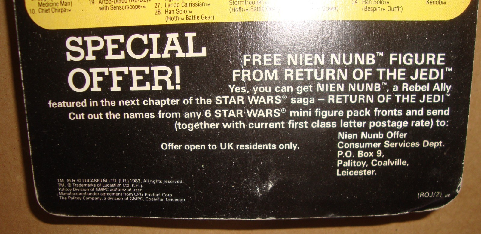 Logray (Ewok Medicine Man) sold