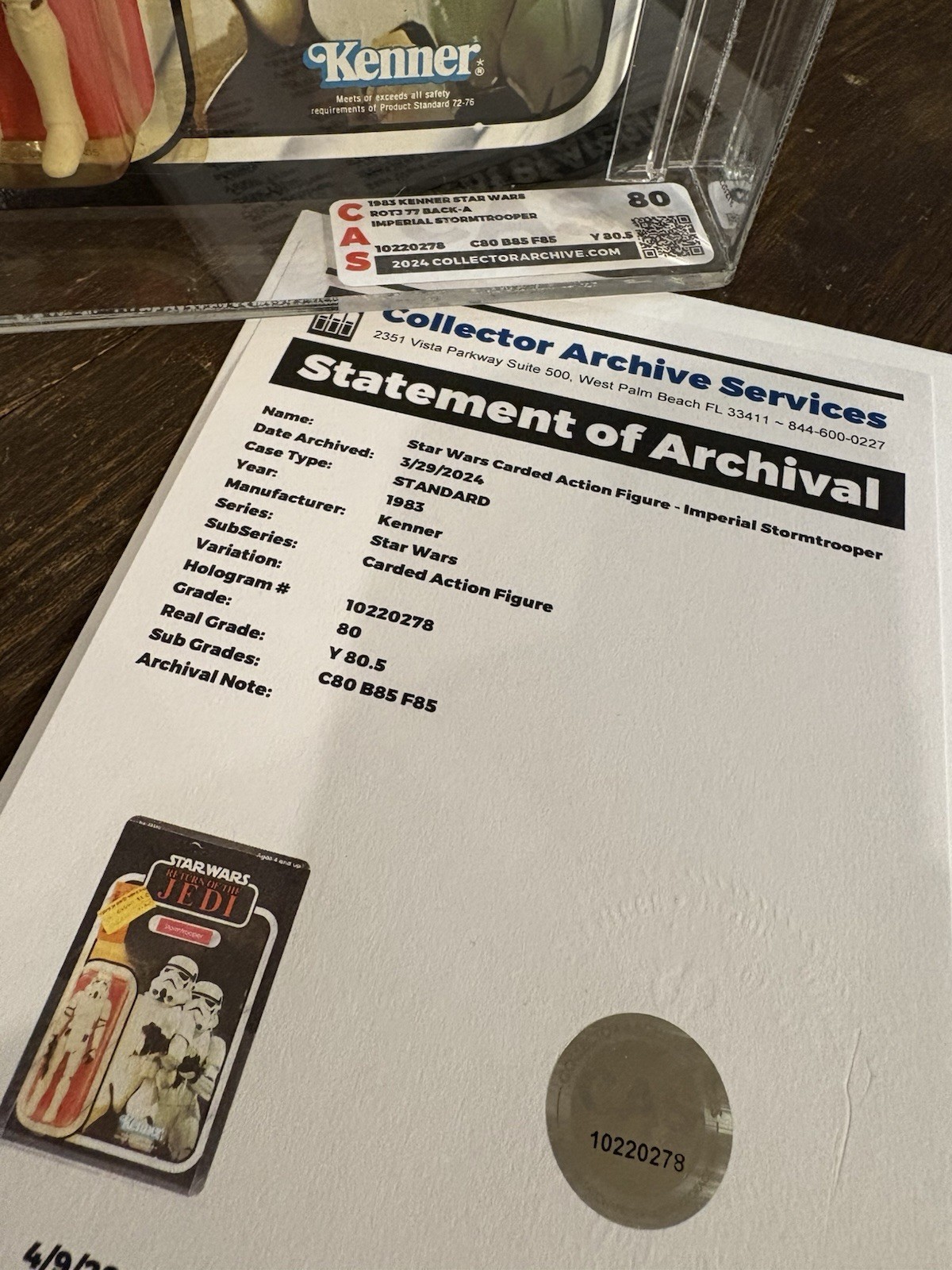 Imperial Stormtrooper sold