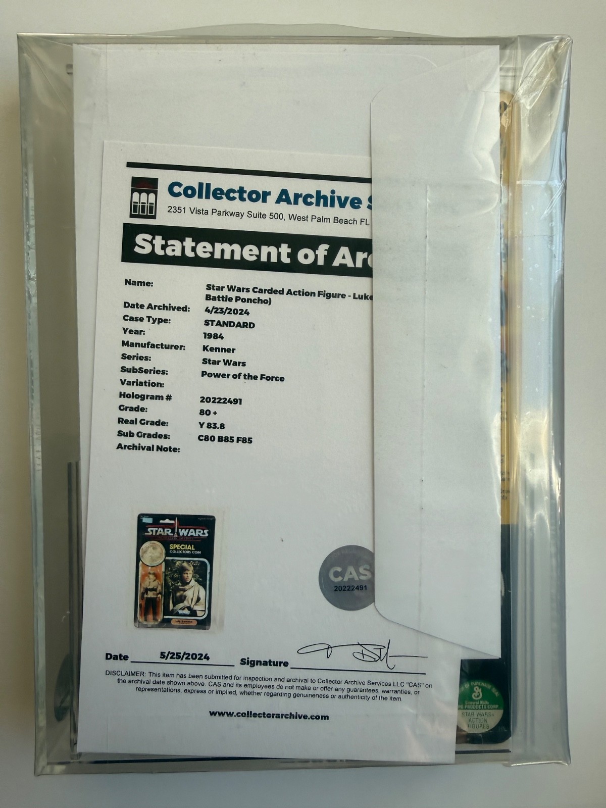 Luke Skywalker (In Battle Poncho) sold