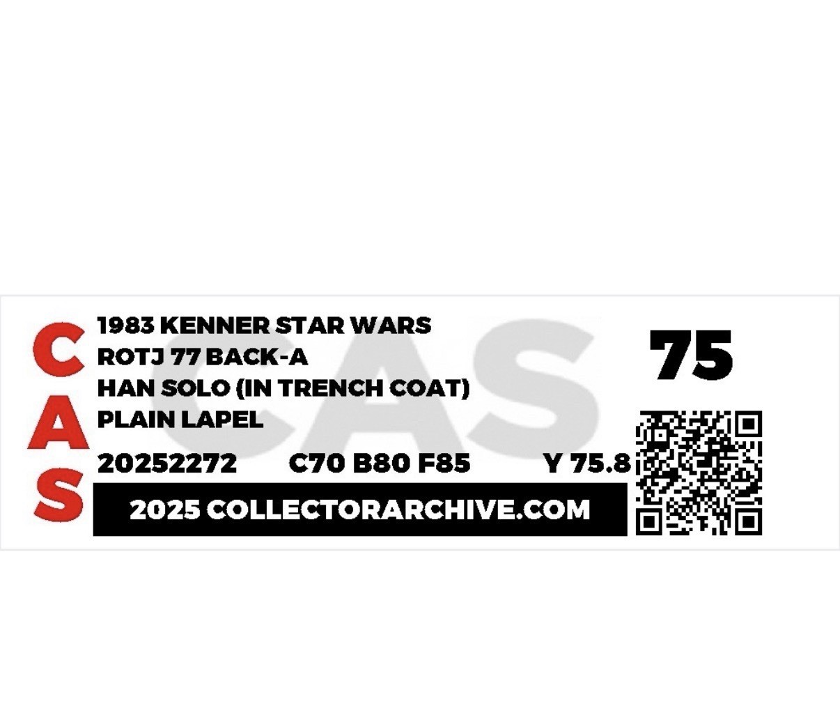 Han Solo (In Trench Coat) sold