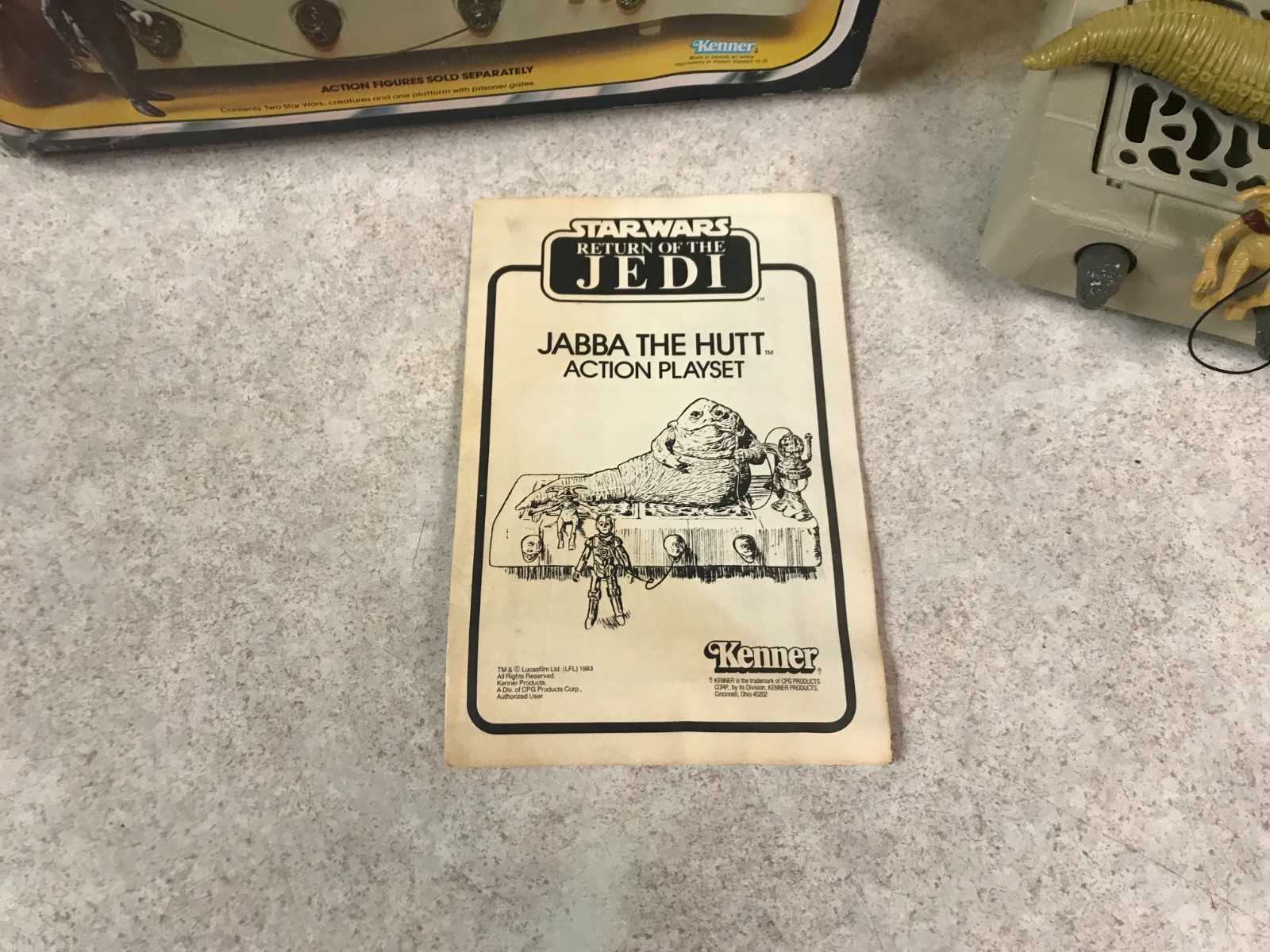 Jabba the Hutt Action Playset sold