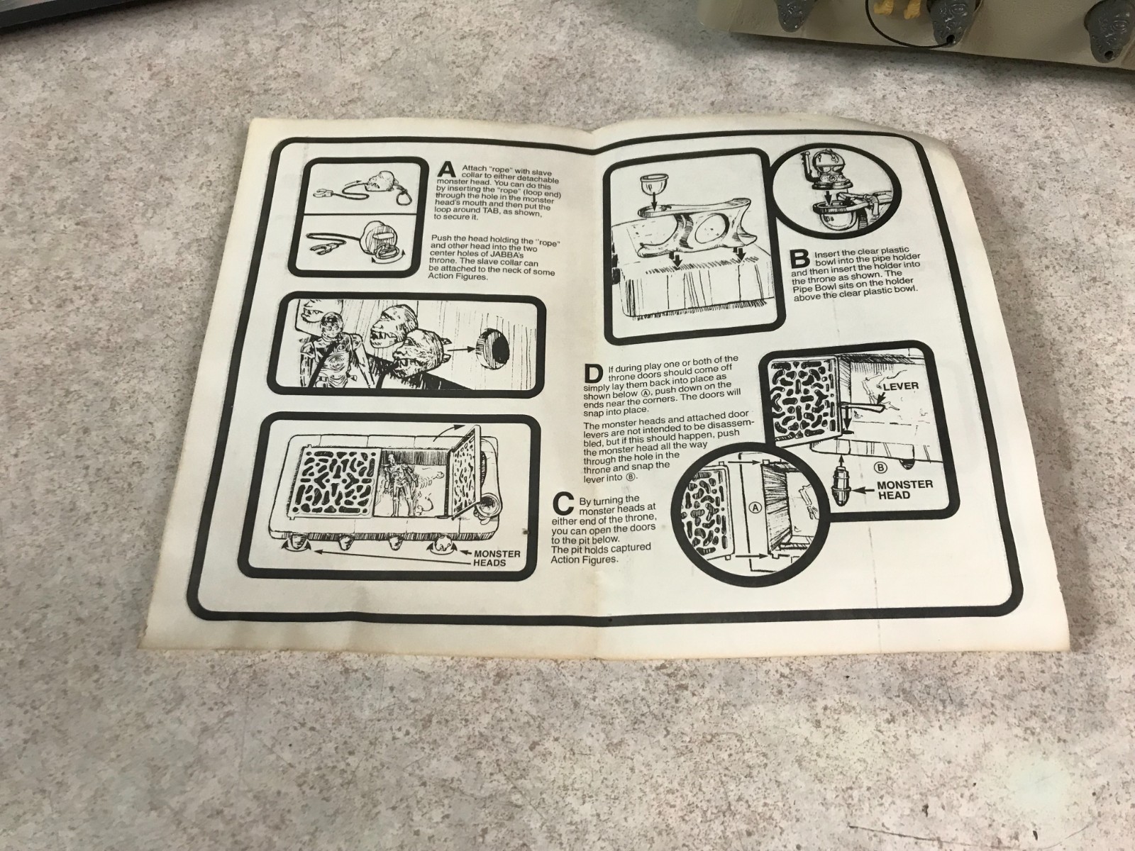 Jabba the Hutt Action Playset sold