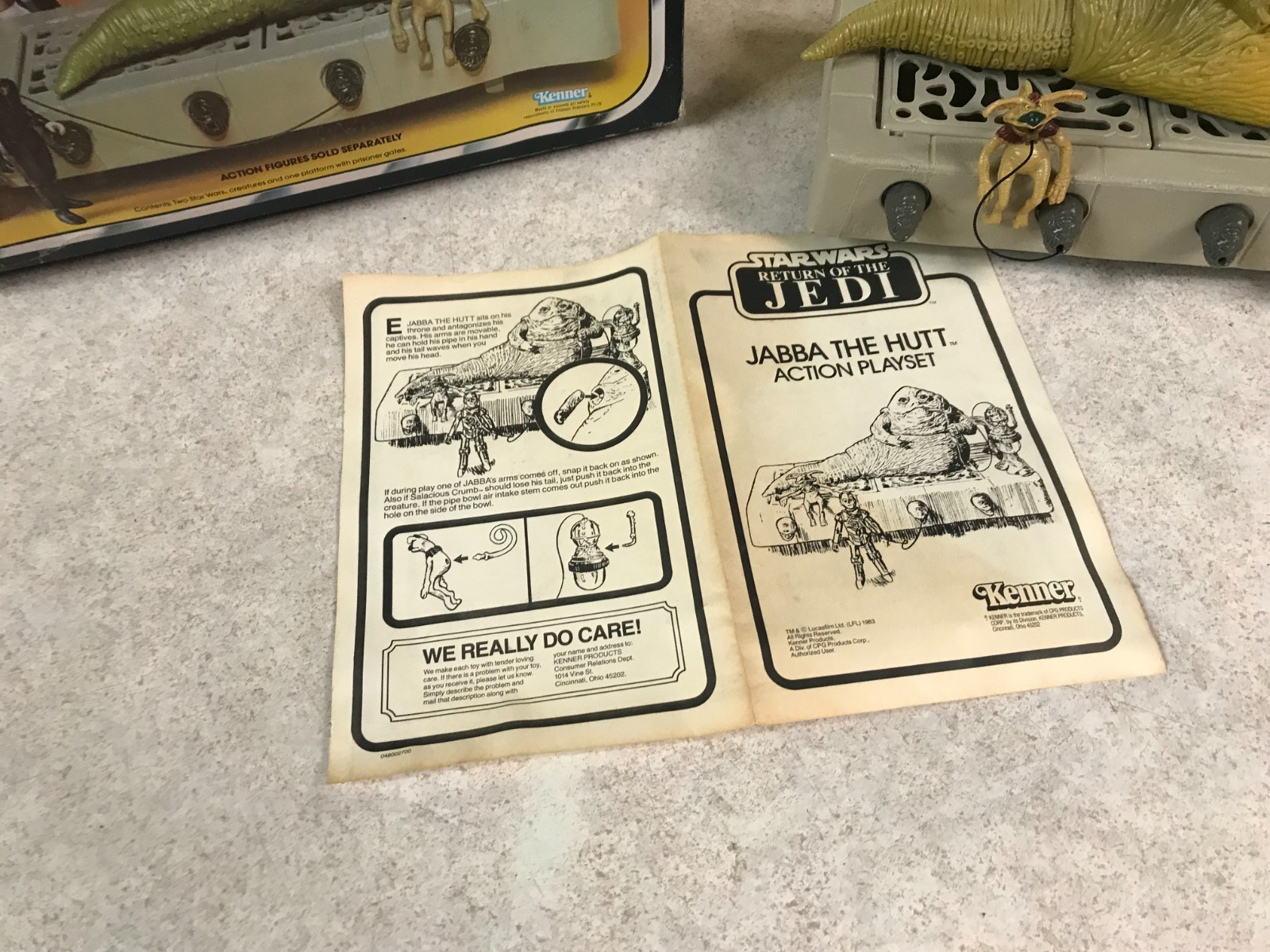 Jabba the Hutt Action Playset sold