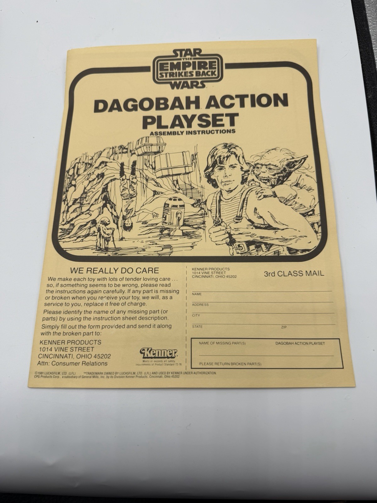Dagobah Action Playset sold