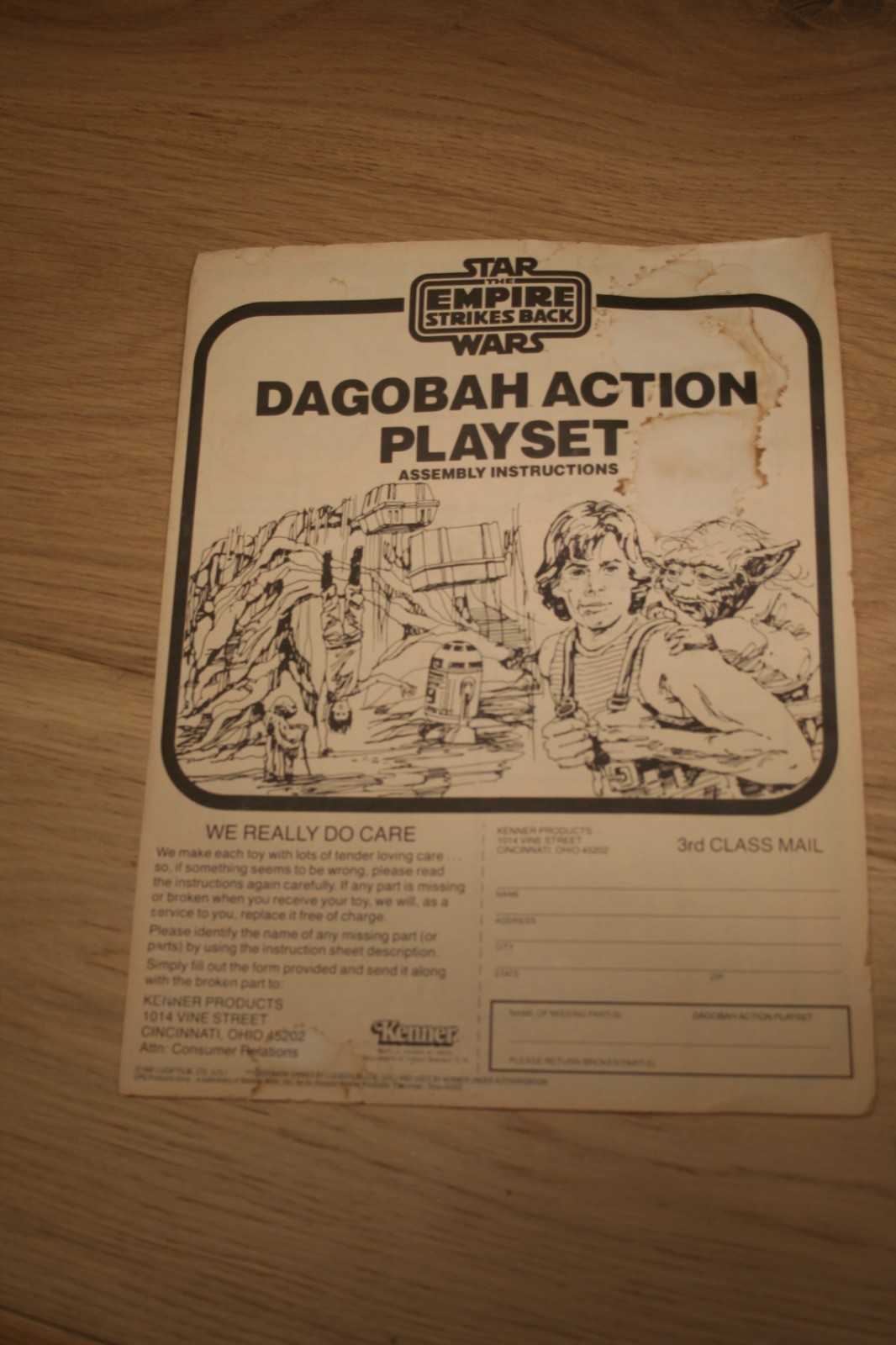 Dagobah Action Playset sold