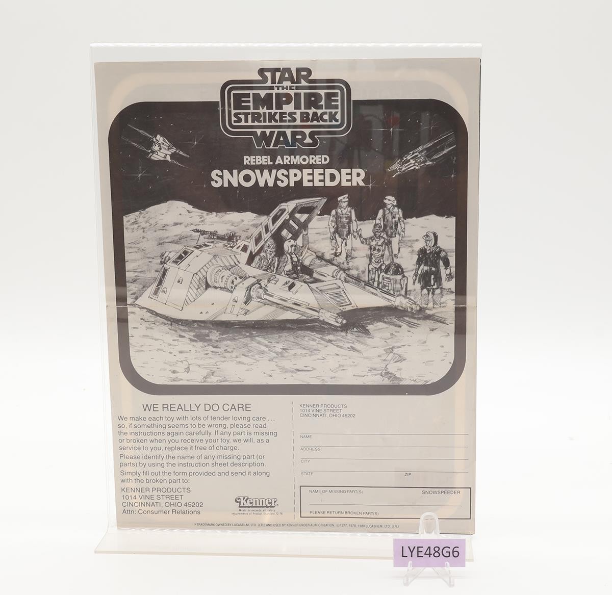 Rebel Armored Snowspeeder sold