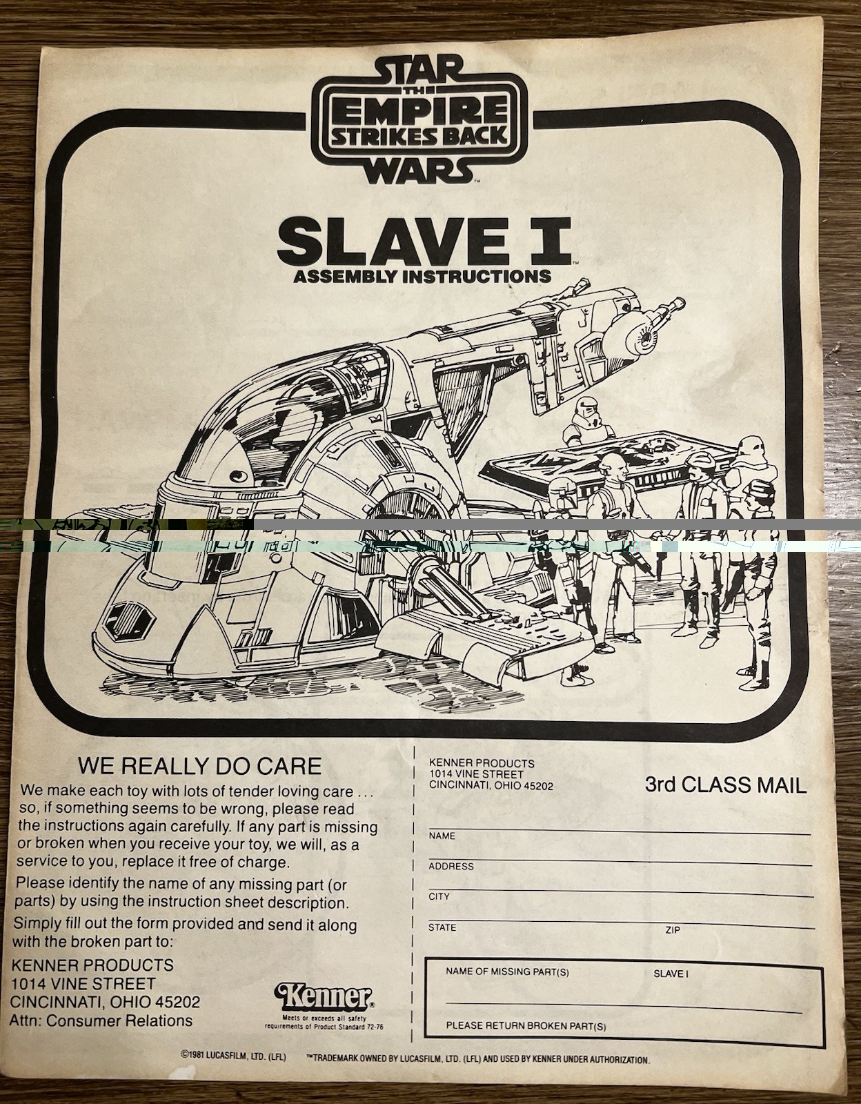 Slave 1 (Boba Fett's Spaceship) sold