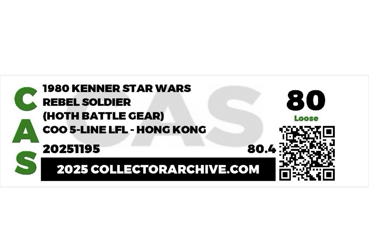 Rebel Soldier (Hoth Battle Gear) sold