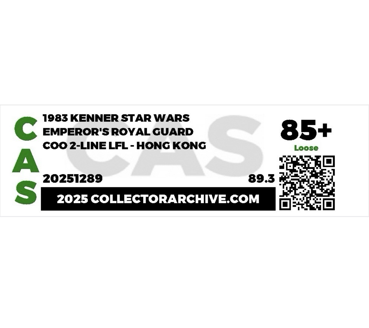 Emperor's Royal Guard sold